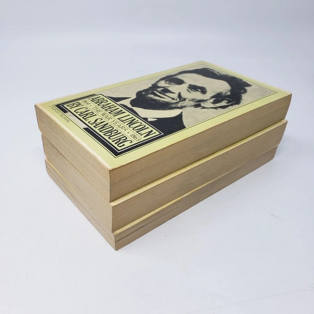 Abraham Lincoln: The Prairie Years and War Years Slipcase 3 Vol Box Set Sandburg